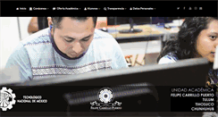 Desktop Screenshot of itscarrillopuerto.edu.mx
