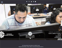Tablet Screenshot of itscarrillopuerto.edu.mx